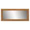Baxton Studio Rowanne Mid-Century Modern Walnut Brown Rubberwood and Rattan Frame Wall Mirror 244-13653-ZORO - alternate 2